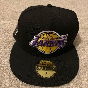 New Era Black and Purple Lakers 59FIFTY Cap